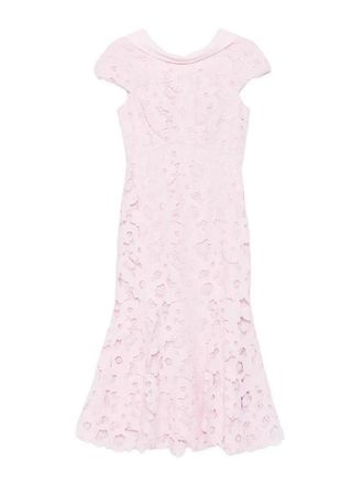 Self Portrait Lace Scoop Back Midi Dress