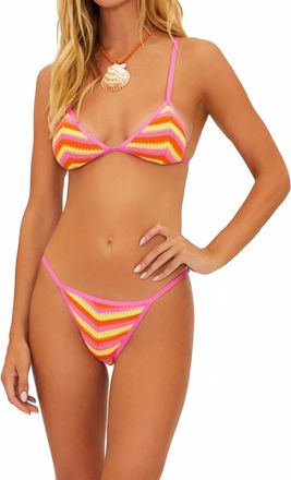 Beach Riot Womens Kim Top In Stripe Multi Color