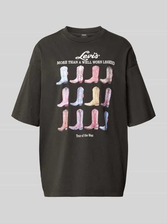 Levi's Loose Fit T-Shirt aus reiner Baumwolle in Black, Gr&ouml;&szlig;e XS