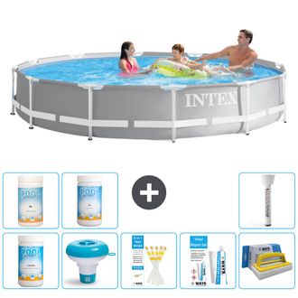 Intex Piscina Prism Frame Redonda - 366x76 Cm - 7-piezas S43223