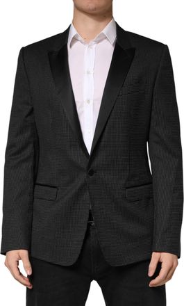 Dolce & Gabbana Black Fantasy Single Breasted Jacket Mens Blazer