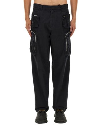 Dsquared2 Black Relaxed Cargo Pants