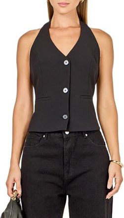 endless rose Halter Vest in Black at Nordstrom, Size X-Small