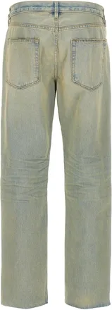 Fear of God Distressed Cotton Denim Jeans - Light Blue
