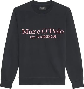 Marc O'Polo Felpa con logo ricamato - Blu