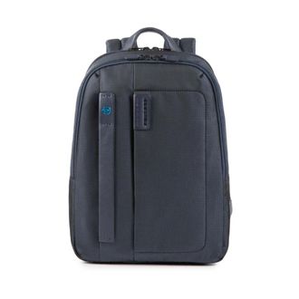 Piquadro Backpacks, male, Blue, Size: ONE SIZE Small size, computer backpack with iPad