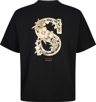 Siksilk T-Shirt SIKSILK Siksilk T-Shirt Graphic, Herren, Gr. XL, schwarz, Obermaterial: 100% Baumwolle CO., Shirts T-Shirt