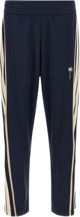 Palm Angels Blue Elasticated Joggers