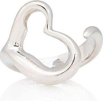 Tiffany & Co. Silver Elsa Peretti Open Heart Ring (Authentic Pre-Loved)