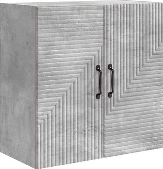 vidaXL Armario De Pared Gris Hormig&oacute;n 59 X 31 X 60 Cm Vidaxl