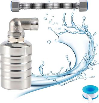 OEM V&aacute;lvula De Flotador Totalmente Autom&aacute;tica De 1/2 En Acero Inoxidable 304, Regulador Autom&aacute;tico De Nivel De Agua Para Tanque De Agua, Mini V&aacute;lvula De B