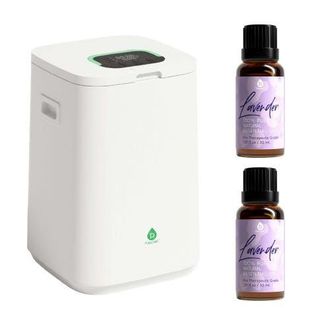 Pursonic Luxury Home Spa Bundle Towel Warmer & Lavender Essential Oil in White at Nordstrom