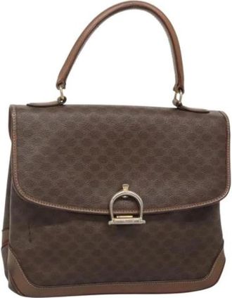 Celine Pre-owned Vintage Handtas - Dames - Vintage Handtas - Bruin - ONE Size - Leer - Vintage
