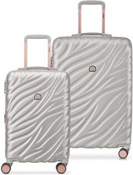 DELSEY Paris Alexis Hardside 2-Piece (21/25) Expandable Spinner Luggage Set in Platinum/rose Gold at Nordstrom