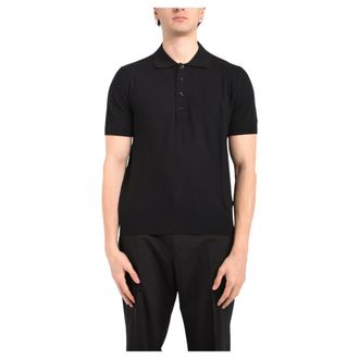 Paolo Pecora Polo Shirts, male, Black, Size: 3XL Polo Shirts