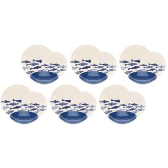 Generico Rose&tulipani i blu i serwis obiadowy dla 6 os&oacute;b