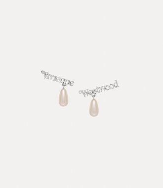Vivienne Westwood Amelia Earrings Silver Glass Pearls Women