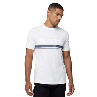 HUGO BOSS Heren Iconic Zone T-Shirt (Wit)
