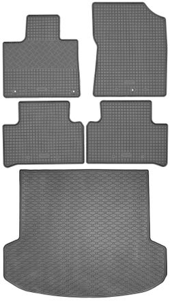 OEM Kia Sorento Iv Suv A Partir De Octubre De 2020 Set - Alfombrillas De Goma Para Coche + Alfombrilla Para Maletero