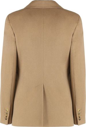 Max Mara Womens Camel Fabric Blazer Blazers Jacket