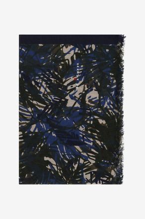 Kiton Schal aus Kaschmir mit abstrakten Motiven