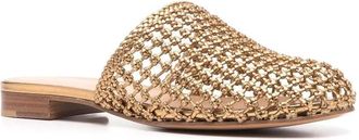 Ferragamo Ellas Mule - Gold