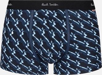 Paul Smith Mens Paul Smith Mens Boxer Trunk Jumping Rabbits, Blue - Size: 37/36/32