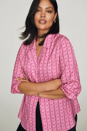 English Factory V-Neck Buttondown Top