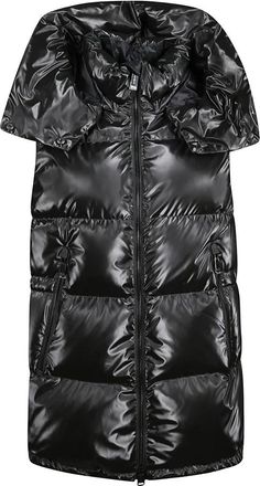 Goldbergh Flash Bodywarmer - Dames - Bodywarmers - Zwart - XL - Leer - Jassen
