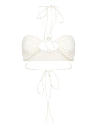 Magda Butrym Top bikini - Bianco