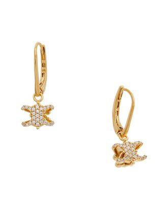 Celine Celine Triomphe Solitaire Sparkle Earrings