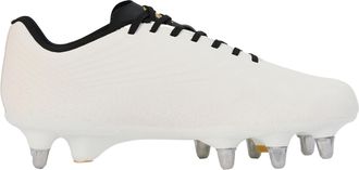 Canterbury Of New Zealand Mens Unisex Adult Stampede Groundbreak Team Stamped Soft Ground Football Boots (White) - Size UK 10.5
