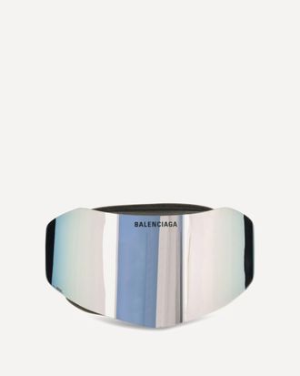 Balenciaga Mirrored Ski Mask Sunglasses Male UNI