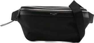 Saint Laurent Klassieke Heuptas - Heren - Heuptassen - Zwart - ONE Size - Leer - Tassen