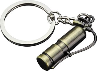 Generic Firefighter Keychain - Zinc Alloy Pendant, Safety Charm | Small Fire Rescue Keyring for Graduation Keepsake, Metal Accessory, Meaningful Gift for Serv