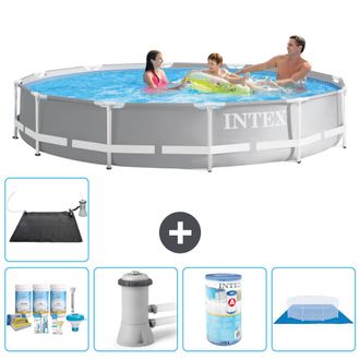 Intex Piscina Prism Frame Redonda - 366x76 Cm - 7-piezas S31949