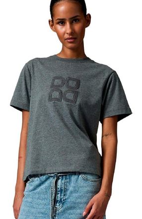 Day Birger Et Mikkelsen Parry Embroidered Logo T-Shirt in Medium Grey Melange at Nordstrom, Size Xx-Large