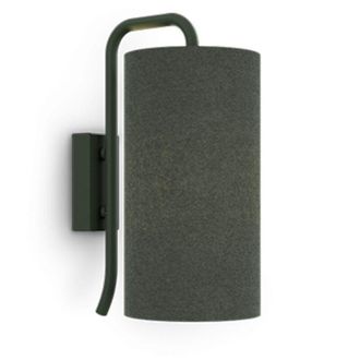 Belid Pensile Aplique con Pantalla Verde Botella, Cable de Encendido 1x E27