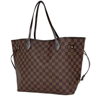 Louis Vuitton Brown Damier Canvas Shoulder Bag Tote Bag (Pre-Owned)
