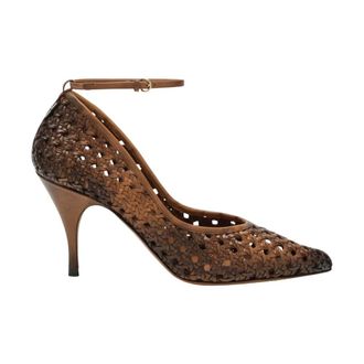 Miu Miu Pumps, female, Brown, Size: 7 1/2 US Decollete