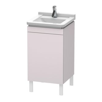 Duravit Duravit L-cube M&oacute;dulo De Lavabo Vertical, 1 Puerta, Con Bisagra A La Derecha, 460mm, Para Starck 3 030348, Color: Blanco Lila Seda Laca Mate - Lc6169r
