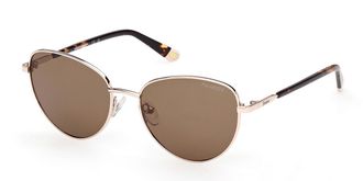 Skechers SE00155 Polarized 32H Womens Sunglasses Gold Size 54