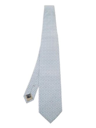 Giorgio Armani Stropdas met jacquard - Blauw