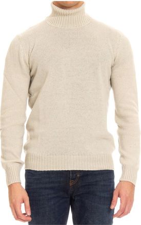 Gran Sasso Maglia Dolcevita - Heren - Truien - Beige - Maat: XL Wol