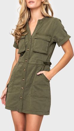 Sanctuary Reissue Dress In Burnt Olive