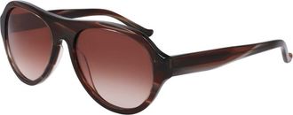 DKNY DO514S 228 Womens Sunglasses Brown Size 56