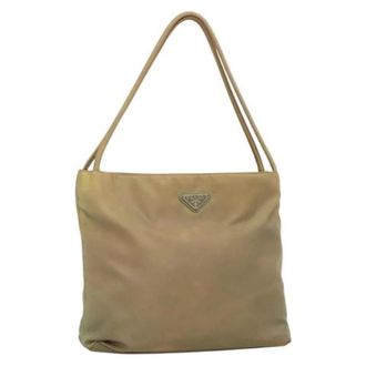 Prada Pre-owned Nylon prada-bags - Dames - Vintage Shopper - Beige - ONE Size - Nylon - Vintage
