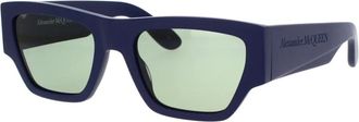 Alexander McQueen unisex, Accessoires, Blauw, Maat: 55 MM