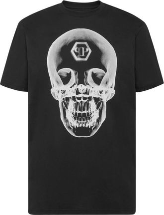 Philipp Plein T-Shirt Ronde Hals - Heren - T-shirts - Zwart - M - Katoen - Tops