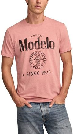 Lucky Brand Modelo Cotton Graphic T-Shirt in Cedar Wood at Nordstrom, Size Xx-Large